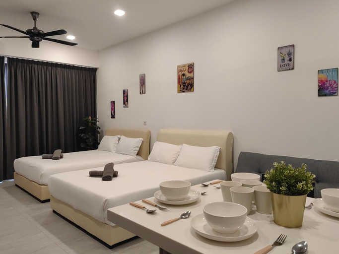 Bedroom 4, Bell Suite Twin Queen @ Sepang Kota Warisan KLIA, Sepang