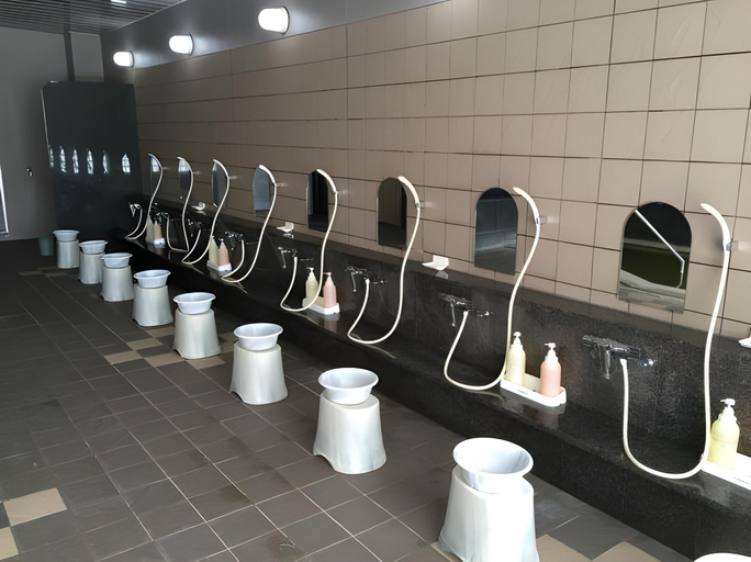 Bathroom, Hotel Okudaya, Wakkanai