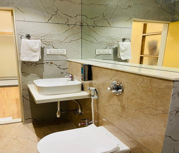 Bathroom 4, Hotel Swagat and Lodging, Pune