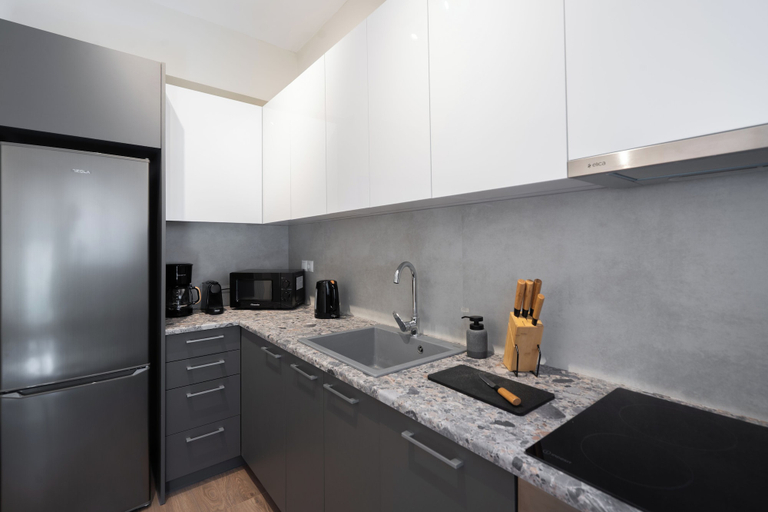 Private kitchen 3, Spacious Luxury Apartment | Near Piraeus Port, Attica