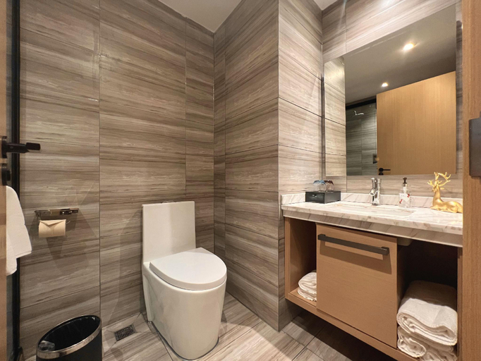 Bathroom 3, Borrman Hotel Danzhou Zhongxing Street No.1 Middle School, Hainan