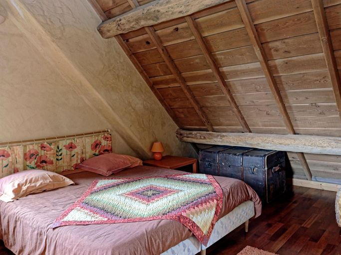 Bedroom 3, Stone House Near Rosa Granite Coast, Côtes-d'Armor