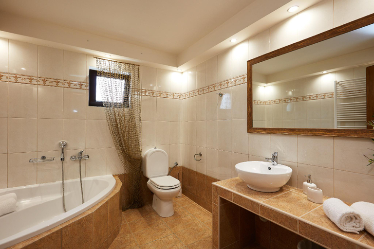 Bathroom 4, Villa Elodia with Pool & Garden in Heart of Crete, Crete
