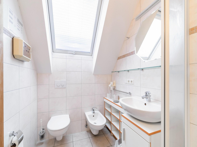 Bathroom 5, exklusives Appartement in Rechlin, Mecklenburgische Seenplatte