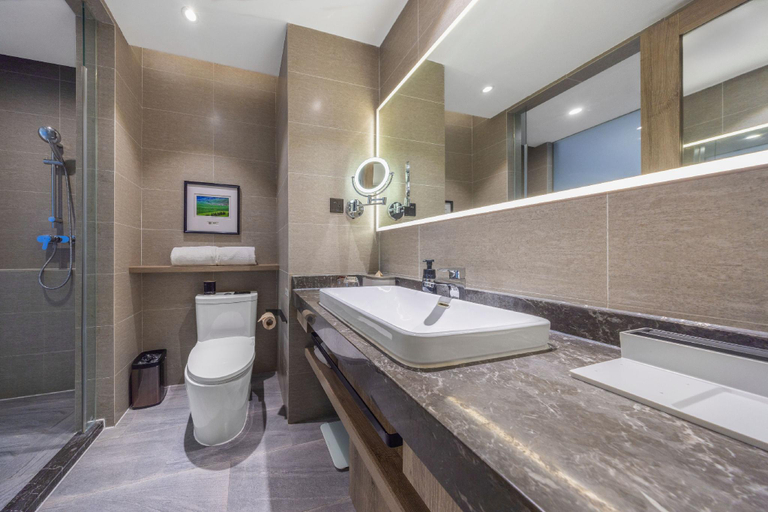 Bathroom 3, Atour Hotel Zhangjiakou High-Speed Railway Station, Zhangjiakou