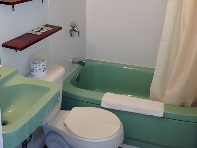 Bathroom 3, Park Place Motel & Suites, Hastings