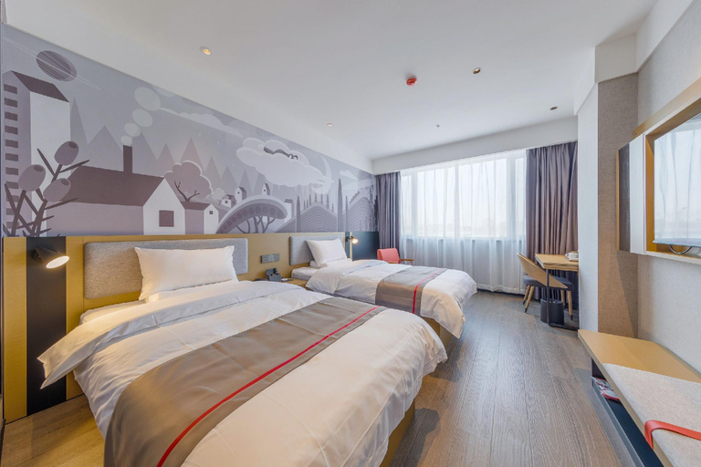 Bedroom 2, Thank Hotel Plus Linyi Jiaxing Fruit Market, Linyi