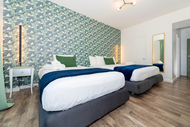 Bedroom 5, 6768 Collins Miami Stays, Miami-Dade