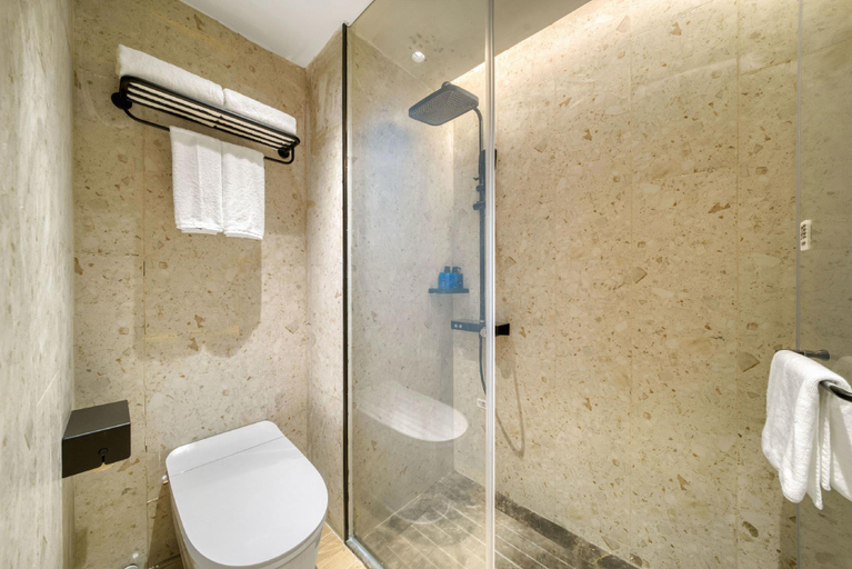 Bathroom, Nihao Hotel Taizhou Yuhuan Wanda Plaza, Taizhou