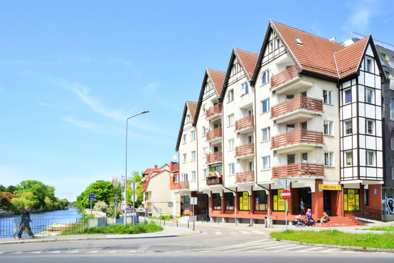 Exterior & Views, Comfortable, 2-level Apartment by the River, Kołobrzeg