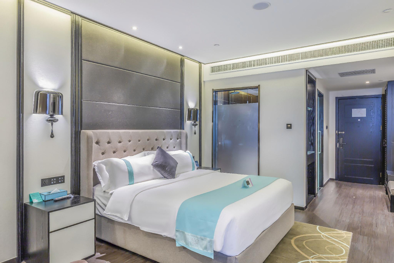 Bedroom 2, Xana Hotelle·Langfang  University of Technology Stadium, Langfang