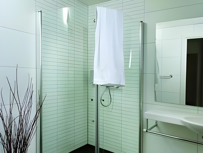 Bathroom 5, Rosfjord Strandhotel, Lyngdal
