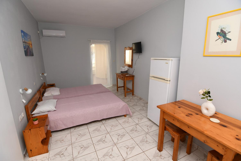 Bedroom, Kanali Village apartments, Epirus