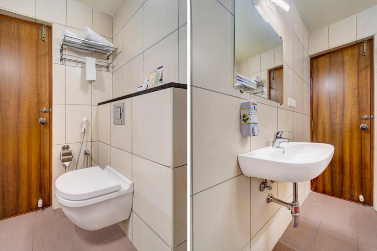 Bathroom 4, Treebo Pratham Inn, Manipal, Udupi