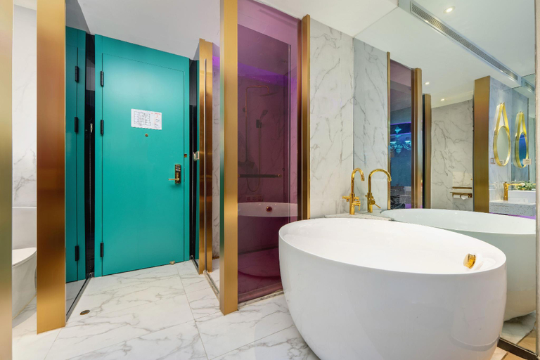 Bathroom 3, Shangbang Daisi Boutique Hotel, Zibo