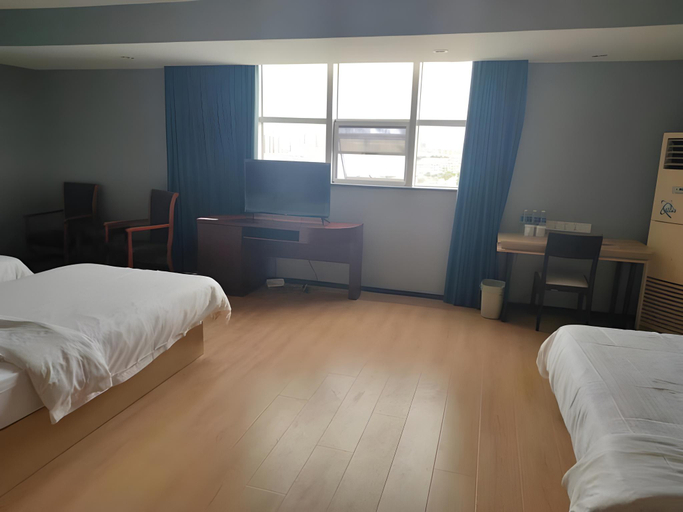 Bedroom 3, GreenTree Inn Jiangsu suqian suyu district education bureau express hotel, Suqian