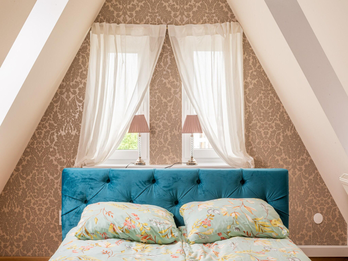 Bedroom 2, Comfortable, 2-level apartment by the river, Kołobrzeg