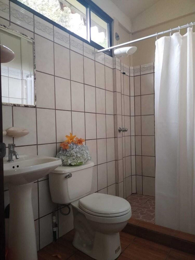 Bathroom, Cabinas las Manzanas Bed y Breakfast, Dota