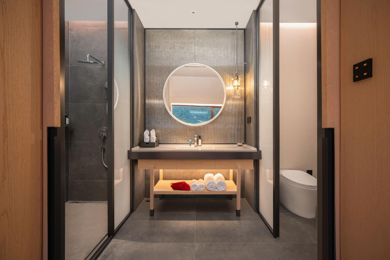 Bathroom 4, Madison Hot Spring Hotel Jian Wugong Mountain, Ji'an