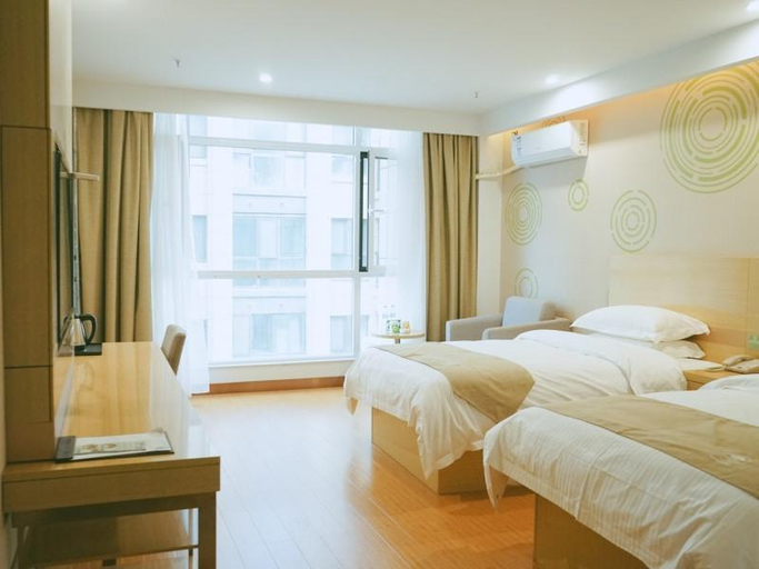 Bedroom 2, GreenTree Inn Jining Jinyu Road Red Star Macalline Express Hotel, Jining