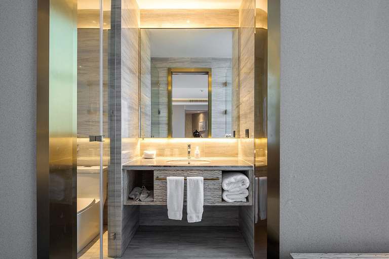 Bathroom 3, XIN CHAO HOTLE, Wenzhou