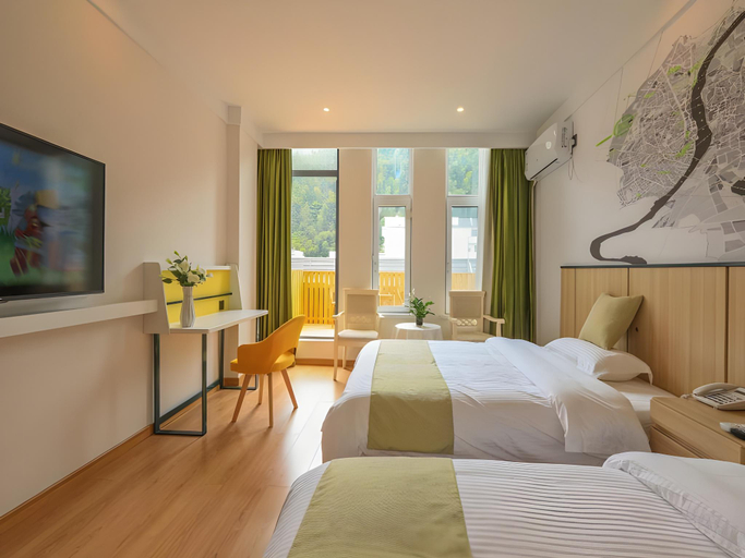 Bedroom 2, Vatica Hotel Huangshan South Gate Terminal Station, Huangshan
