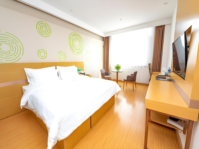 Bedroom 2, GreenTree Inn Baoding City Zhuozhou Railway Station Store, Baoding
