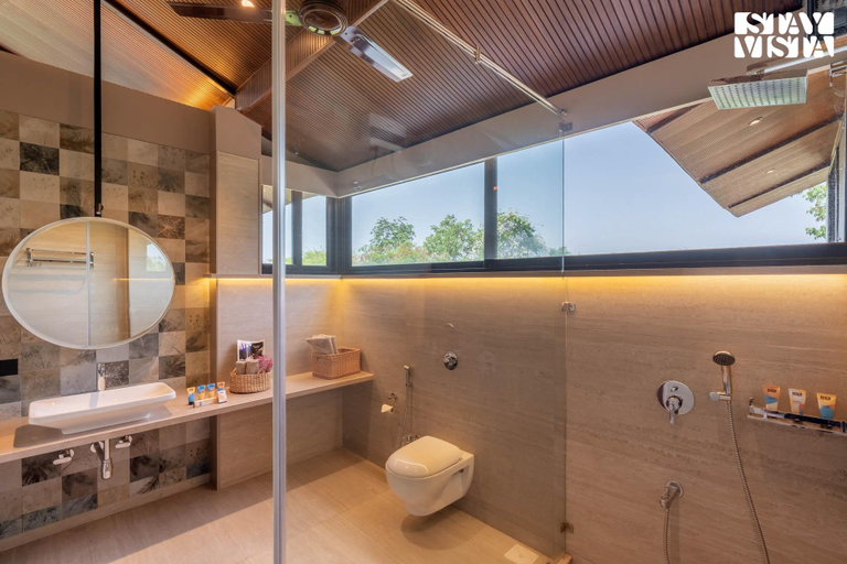 Bathroom 4, Nivaant Farms & Cottages, Raigarh