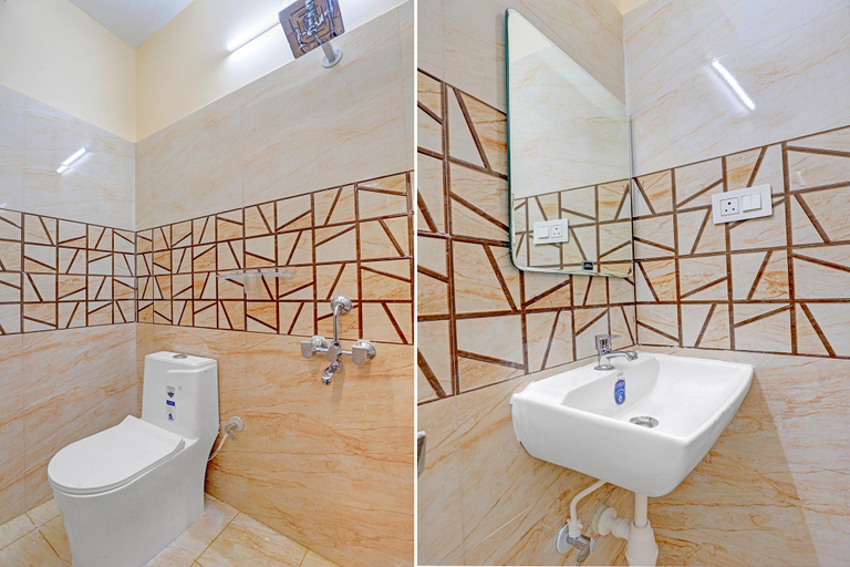 Bathroom, Fabhotel Royal Atlantis Studio Apartments, Chennai