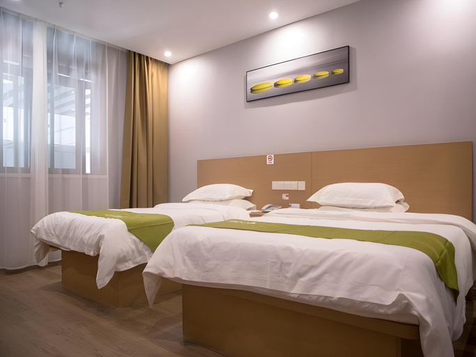 Bedroom 2, Shell Hotel Anhui Bozhou Woyang County Lexing Road Bus Station, Bozhou