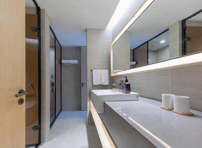 Bathroom 3, Hanting Hotel Rizhao Railway Station, Rizhao