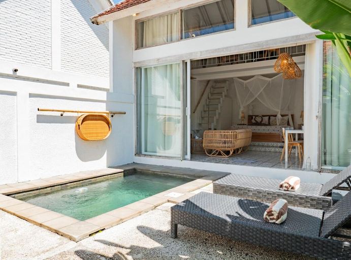 Sport & Beauty 4, Echopearl - 1 BR White Studio House near Echobeach, Badung