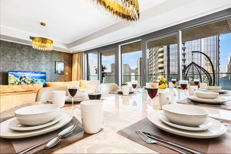 Food & Drinks 5, FIRST CLASS | 2BR | Burj Khalifa & Fountain view, Dubai
