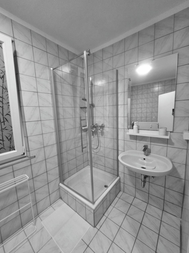 Shower 4, City-Close - King Bed & Free Garage, Bayreuth