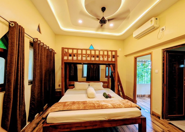 Bedroom 2, Sobuj Thikana Villa Resort and Jungle camp, Pashchim Medinipur