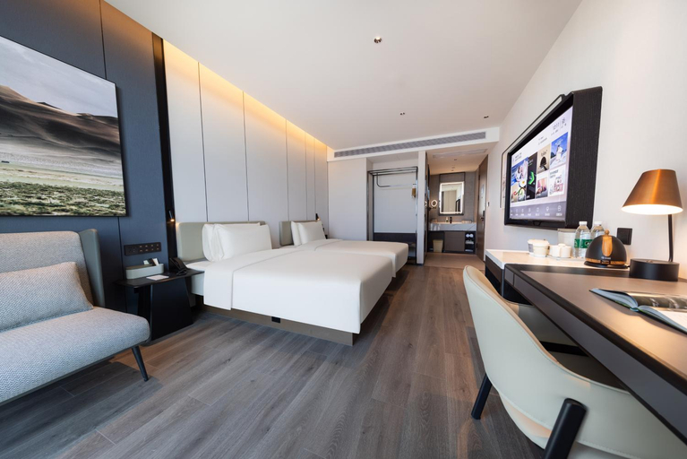 Bedroom 2, Atour Hotel Nanchang Xiaolan Yingbin Middle Avenue, Nanchang