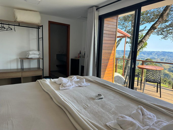 Bedroom 2, Pousada Dona Pedra - Cabana Jade, Córrego do Bom Jesus