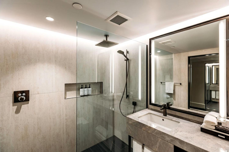 Bathroom 5, Hotel Le Mount Suit Inn Near IGI Airport, Delhi