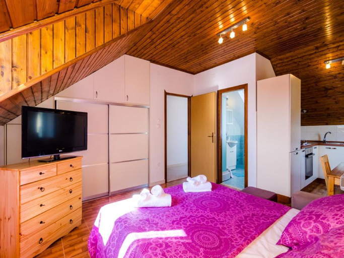 Bedroom 2, Apartment Tonkas Terrace - Studio Apartment with Terrace and Sea View, Dubrovačko Primorje
