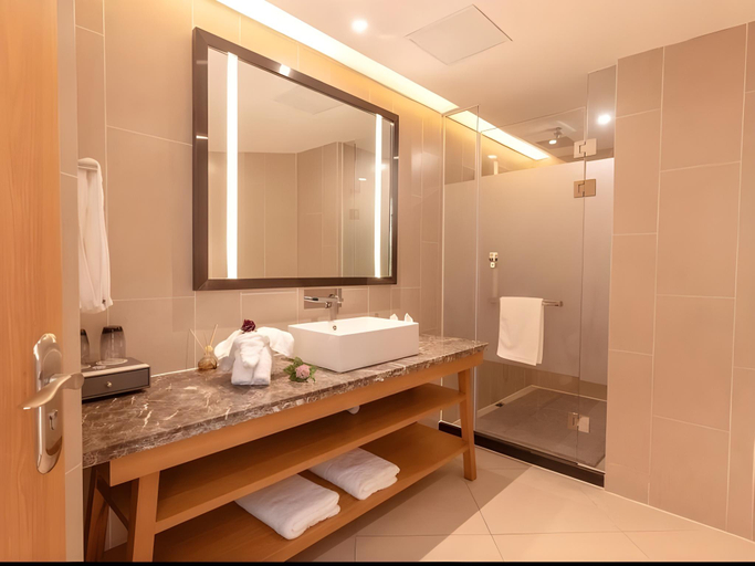 Bathroom, GreenTree Eastern Hotel Jiaxing Haining Leather City Nanguanxiang, Jiaxing