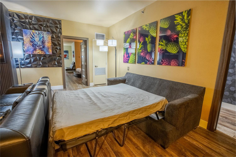 Bedroom 2, 2100 SqFt Penthouse Suite W/ Strip Views! POOL GYM, Clark