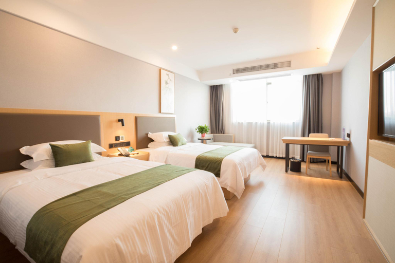 Bedroom 2, Green Tree Inn Anhui Suzhou Evergrande, Suzhou