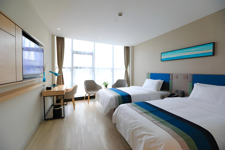Bedroom 2, Home Inn Style Wuxi Dongting Tianyi Middle School, Wuxi