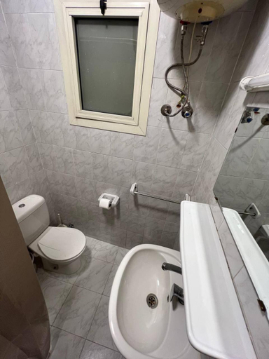 Bathroom 3, Houres Hotel, Al-Azbakiyah