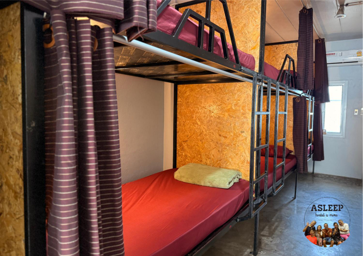 Bedroom 3, Asleep Hostel, Muang Kanchanaburi