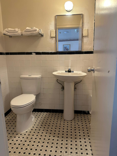 Bathroom 2, Mark Twain Motor Inn, Chemung