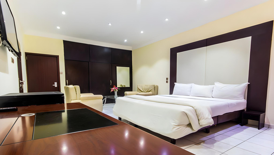 Bedroom, 1st Forty Hotel, AbujaMun