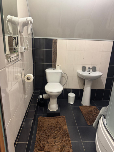 Bathroom 3, Готель Близнюки, Nadvirnians'kyi