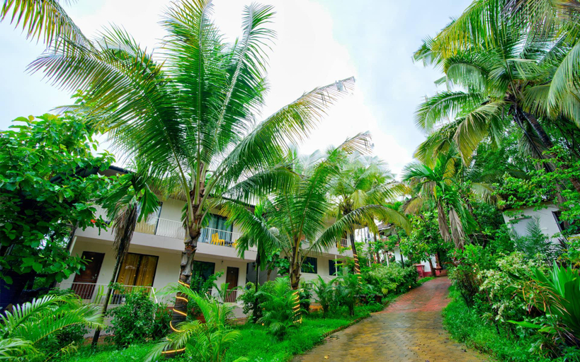 Interior view, La Roca Inn, North Goa