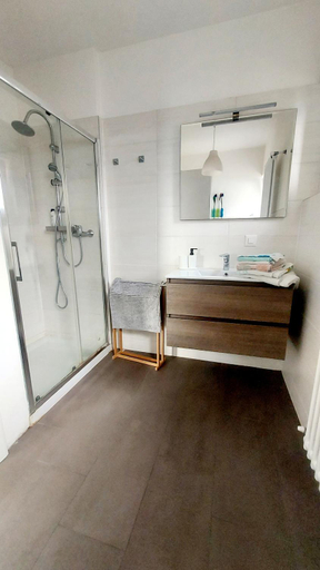 Bathroom 2, Two BIG entire apartments with stunning view, Lugano